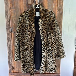 A New Day Leopard coat size large